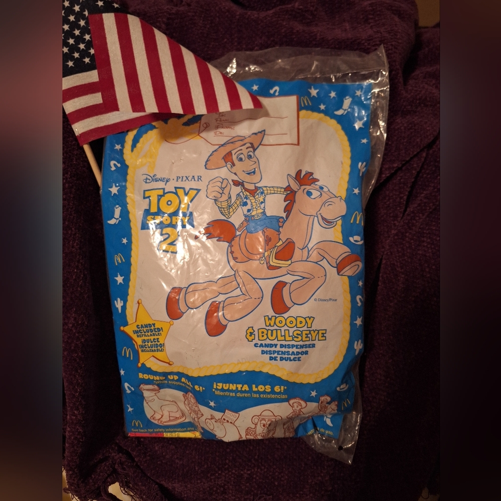 Collectable Disney Pixa Toy Story. Woody Riding His Horse  Bullseye.